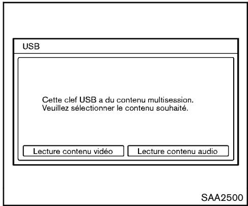 NISSAN 370Z 2012 - FONCTIONNEMENT DE LA CLÉ USB (modèles avec système de navigation) - 1