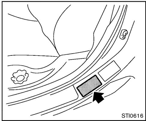 NISSAN 370Z 2012 - NUMERO DE SÉRIE DU MOTEUR - 1