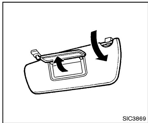 NISSAN 370Z 2012 - ÉCLAIRAGES DU MIROIR DE COURTOISIE - 1