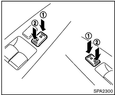NISSAN 370Z 2012 - VERROUILAGE AVEC LE LOQUET INTÉRIEUR - 1