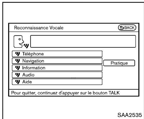 NISSAN 370Z 2012 - Dicter des commandes vocales - 1