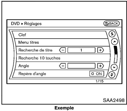 NISSAN 370Z 2012 - Menu principal : - 1