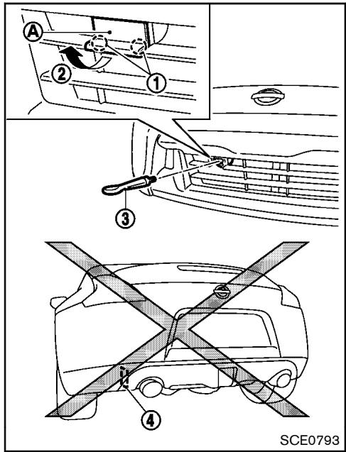 NISSAN 370Z 2012 - Tracter un vehicule bloque - 1