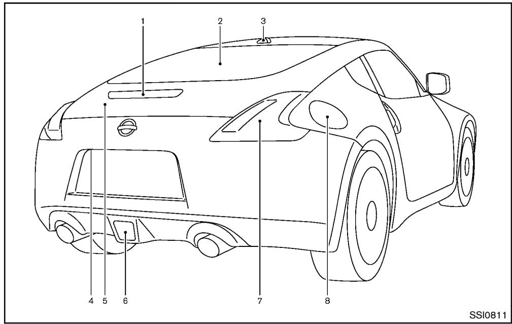 NISSAN 370Z 2012 - EXTÉRIEUR ARRIÈRE - 1