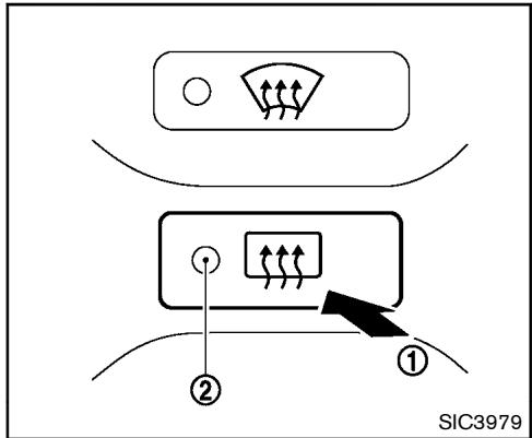 NISSAN 370Z 2012 - COMMANDE DE DÉGIVREUR DE LUNETTE ARRIÈRE - 2