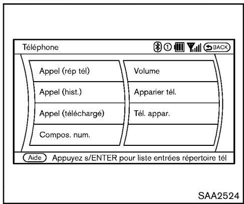 NISSAN 370Z 2012 - Éditer le Répertoir téléphonique - 2