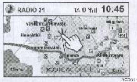 NISSAN CONNECT - SELECTION DE LA DESTINATION AU MOYEN DE LA CARTE - 3