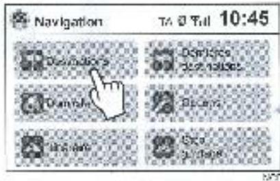 NISSAN CONNECT - ELEMENTS DE REGLAGE DE NAVIGATION DISPONIBLES - 2