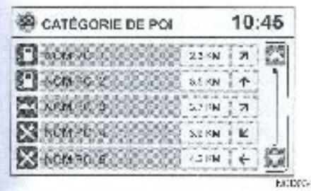 NISSAN CONNECT - RECHERCHE DE POINTS D'INTERET A PROXIMATE - 4