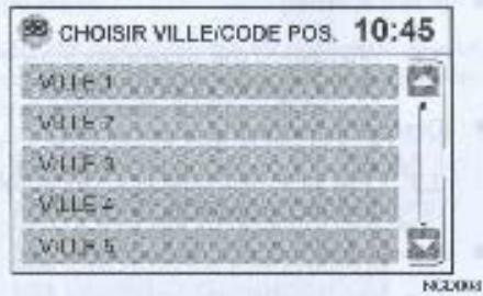 NISSAN CONNECT - METHODES DE REGLAGE DE LA DESTINATION DISPONIBLES - 4
