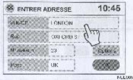 NISSAN CONNECT - METHODES DE REGLAGE DE LA DESTINATION DISPONIBLES - 1