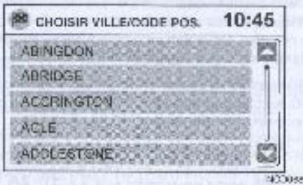 NISSAN CONNECT - REGLAGE D'UNE INTERSECTION EN TANT QUE DESTINATION - 5