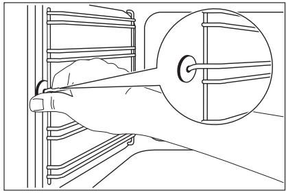 ELECTROLUX EKM6770AOW,  EKM6770BOX - Retrait des supports de grille - 1