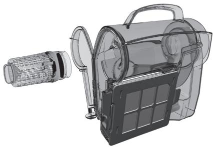 ELECTROLUX ULTRASILENCER USORIGINPR - Emptying and cleaning the dust container - 5