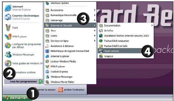 PACKARD BELL I XTREME 2620 - LANCEMENT DE SMARTRESTORE - 1