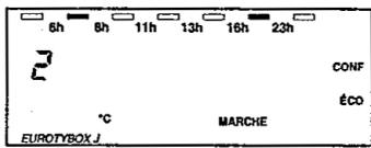 DELTA DORE EURO-TYBOX J - Choisir un programme de chauffage journalier - 1