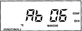 DELTA DORE EURO-TYBOX J - Indiquez la durée de votre absence - 1