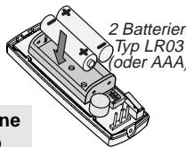 DELTA DORE COX - Batterien einlagen bzw. ersetzen - 1