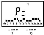 1 P= 0h 2 4 6 8 10 12 14 16 18 20 22 24 Z1 Z2