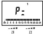 P 1 0h 2 4 6 8 10 12 14 16 18 20 22 24 Z1 Z2