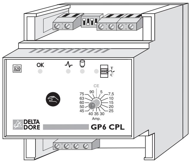DELTA DORE GP6 CPL - Gestionnaire de puissance par courants porteurs - 1