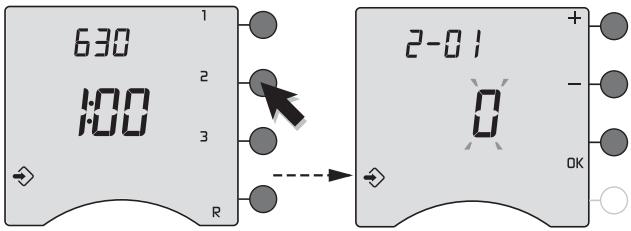 DELTA DORE GP8 RADIO CPL - Configurations avancées (menu 2) - 1