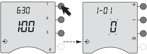 DELTA DORE GP8 RADIO CPL - Configurations de base (menu 1) - 1