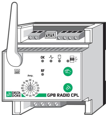 DELTA DORE GP8 RADIO CPL - GP8 RADIO CPL - 5
