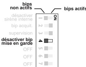 DELTA DORE KIT TYXAL 30 - 6- Désactiver les tonalités spécifiques : - 5
