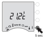 DELTA DORE RADIO TYBOX 812 - Pour changer le mode de votre récepteur : - 1