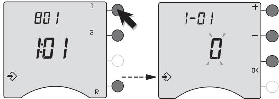DELTA DORE RADIO TYBOX 812 - Configurations de base (menu 1) - 1