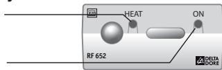 DELTA DORE RADIO TYBOX 812 - - Description des voyants en fonctionnement - 1