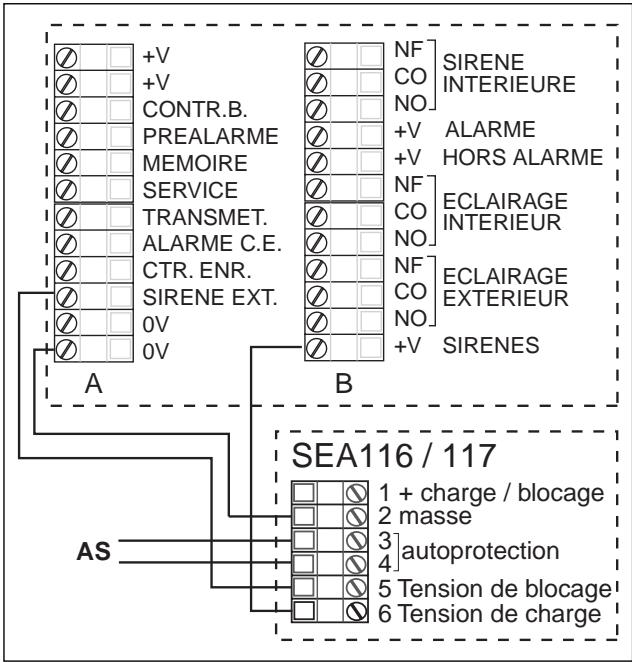 DELTA DORE SIRENE AUTOALIMENTEE EXTERIEURE SEA 116 - BRANCHEMENTS - 5