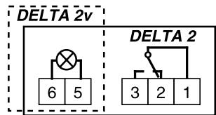 DELTA DORE THERMOSTAT D AMBIANCE DELAT 2V - Raccordement - 1