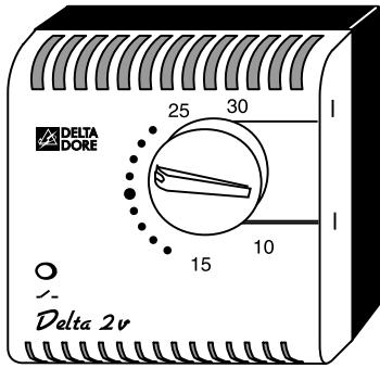 DELTA DORE THERMOSTAT D AMBIANCE DELAT 2V - Caractéristiques techniques - 1