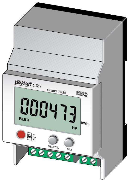 DELTA DORE TY WATT CLIM - L'indicateur de consommation. - 1