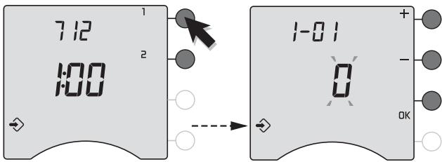 DELTA DORE TYBOX 712 - Configurations de base (menu 1) - 1