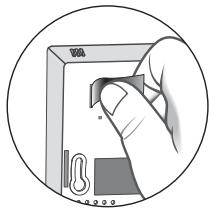 DELTA DORE TYBOX 712 - Fixation du boîtier d'ambiance - 1