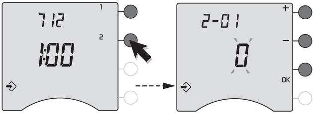 DELTA DORE TYBOX 712 - Configurations avancées (menu 2) - 1