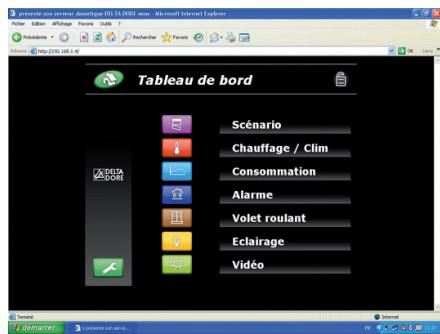 DELTA DORE TYDOM 350 PC - Application 2 : avec un modem/routeur ADSL - 6