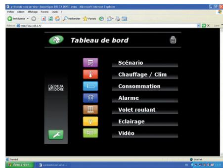 DELTA DORE TYDOM 350 PC - Application 2 : avec un modem/routeur ADSL - 9