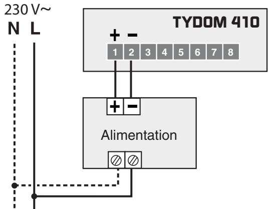 DELTA DORE TYDOM 410 - Raccordement - 1