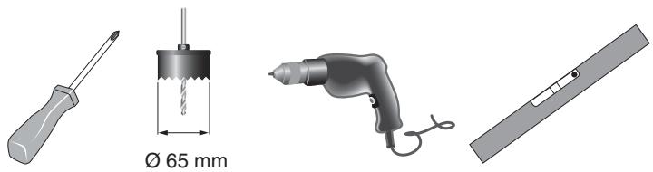 DELTA DORE TYDOM 410 - Outils nécessaires pour le montage - 1