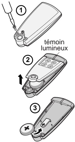 DELTA DORE TYXAL TLX2 - Pour changer la pile : - 1