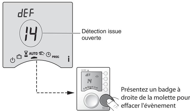 DELTA DORE CALYBOX 230 - Effacer les événements de la centrale - 1