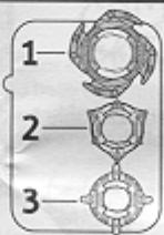 HASBRO BEYBLADE TOPS DRACIEL - TRIPLE RONDE Ton adversaire et toi vous affrontez avec chacun 3 toupies BEYBLADE, pour trois fois plus d'action! - 3