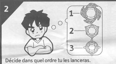 HASBRO BEYBLADE TOPS SEABORG 2 - TRIPLE RONDE Ton adversaire ettoi vous affrontez avec chacun 3 toupies BEYBLADE, pour trois fois plus d'action! - 2