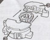 HASBRO BEYBLADE TOPS SEABORG 2 - 3 - 1