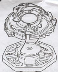 HASBRO BEYBLADE TOPS SEABORG 2 - 9 - 1