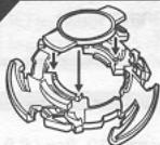 HASBRO BEYBLADE TOPS TRYGLE - MISE EN GARDE: Ne te sers pas des toupies ou des arènes BEYBLADE™ sur une table ou toute autre surface surélevée. - 13